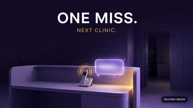 A new dental patient reaching voicemail, answered in seconds by a text back before she calls the next clinic