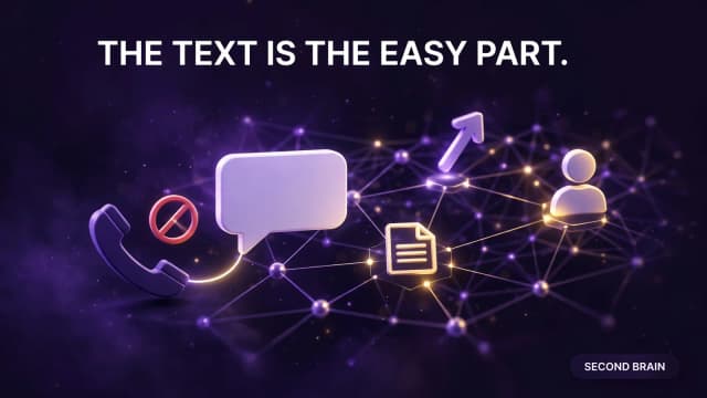 A missed call answered instantly by a text, backed by the whole system of logging, escalation, and a human follow-up