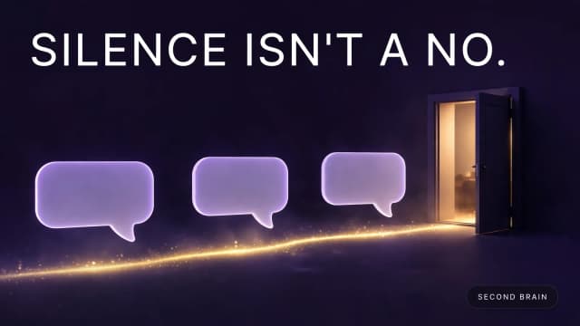 A spaced sequence of helpful follow-up messages leading to a homeowner's door, for roofing estimates that went quiet